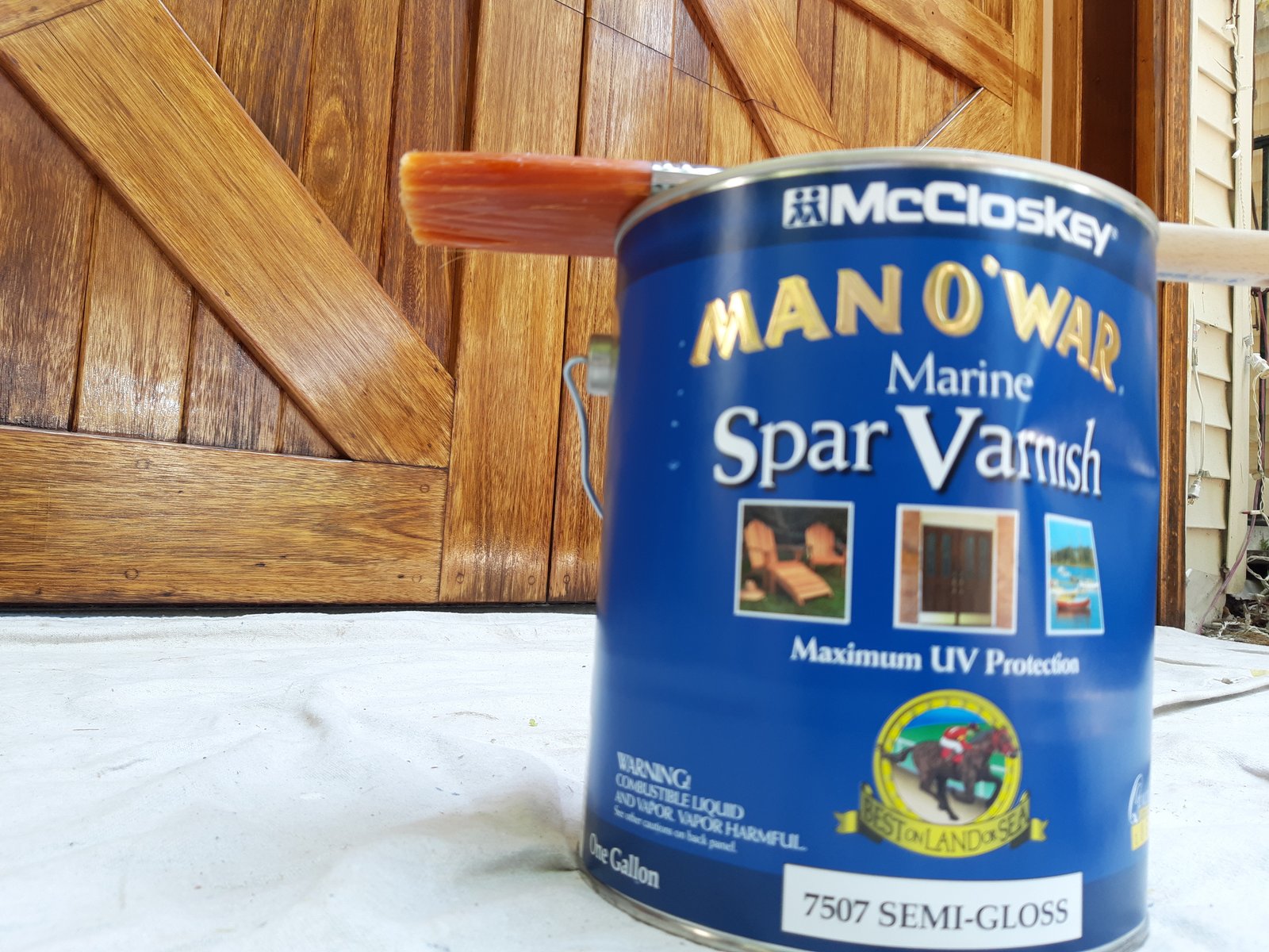 Stain Varnish Wood Door Semi Gloss — Frank Leonard Painting LLC