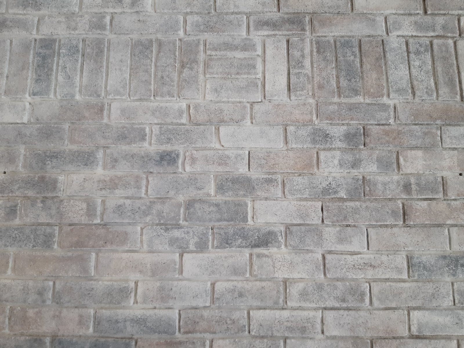 Whitewashed Brick Wall Gray White — Frank Leonard Painting LLC